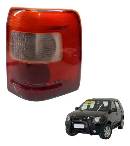 Lanterna Lado Direito Ford Ecosport 2004 Direito/passageiro Vermelho