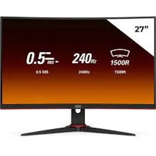 Monitor aoc 240hz 27 polegadas curvo