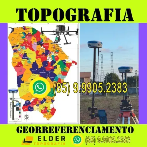 Topógrafo Topografia Usucapião com georreferenciamento em Fortaleza Ceará