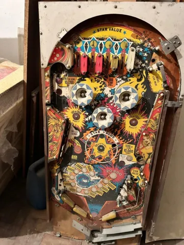 Mesa de pinball Solar Ride para restauro ou montagem