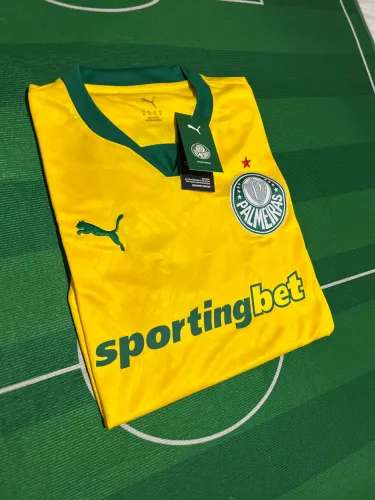 Camisa amarela Palmeiras 2025
