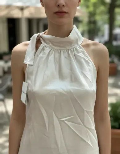Blusa, Dalia Granco, Hapa Cetim, Poliéster 94%, Elastano 6%, Tamanho P