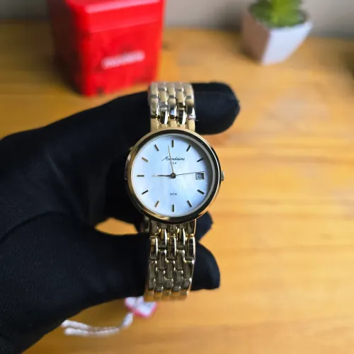 Mondaine 1954 feminino 33mm Dourado
