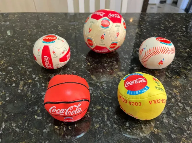 Coleção de Bolas Coca-Cola Olímpicas