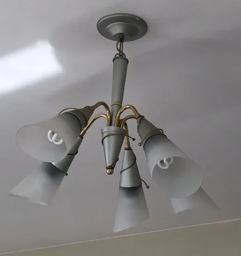 Pendente com 5 cúpulas