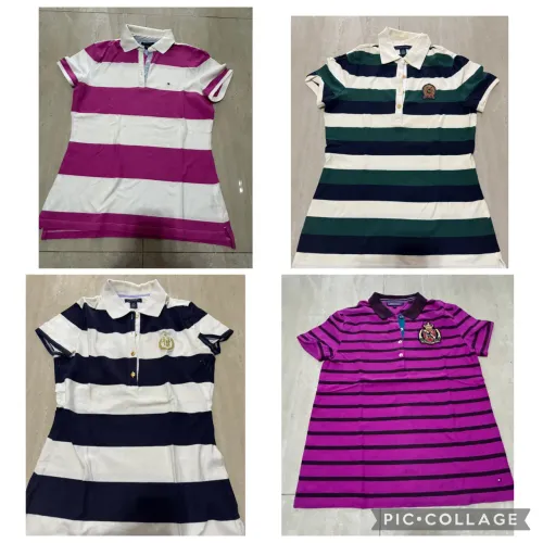 Lote de 4 camisas polo feminina Tommy HILFIGER