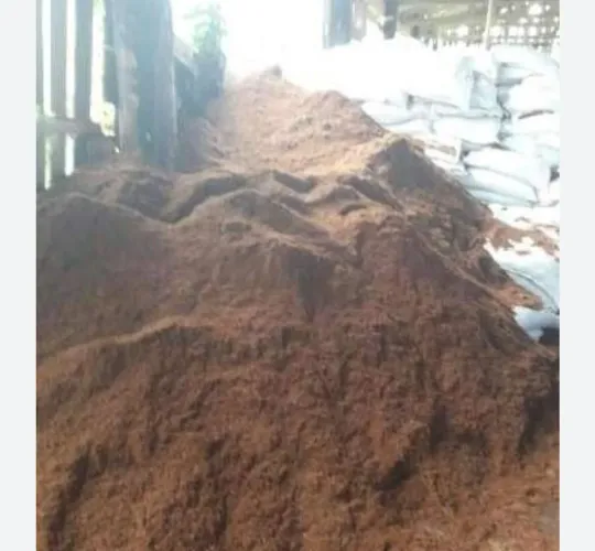 Vendo o Pó e a Fibra da casca do coco