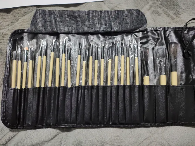 Kit 22 pincéis maquiagem