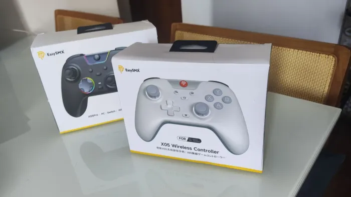 Controle Easysmx X05 Hall efect RGB novo