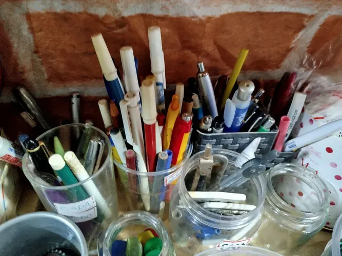 Canetas antigas de propagandas 