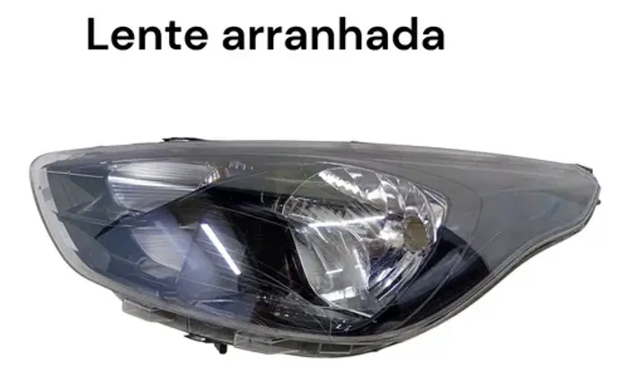 Farol Esquerdo Ka 2018 A 2021 Masc Negra (detalhe) Esquerdo/motorista