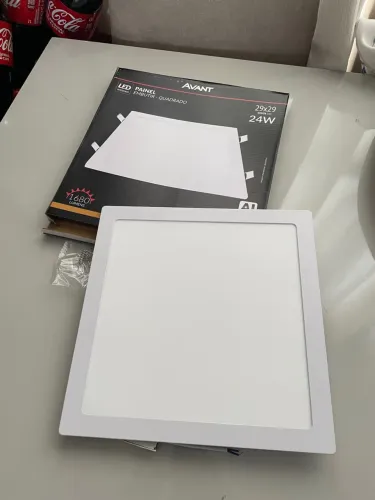 Painel de Led quadrado de embutir