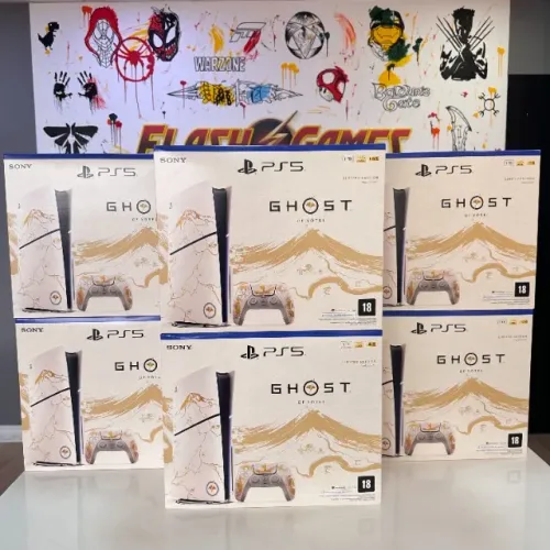 PS5 Slim c/ Leitor 1TB | Edição Especial Ghost of Yotei