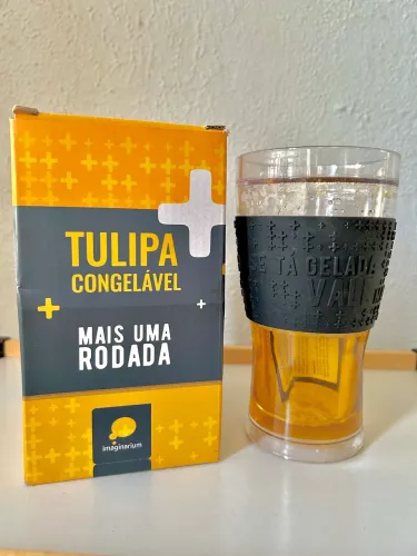 Taça Tulipa Congelável - Imaginarium | Sua bebida sempre gelada!
