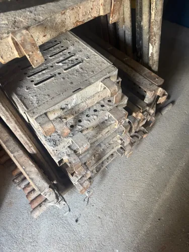 Andaimes e plataforma 