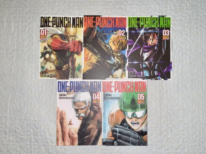 One Punch Man volumes 1-5