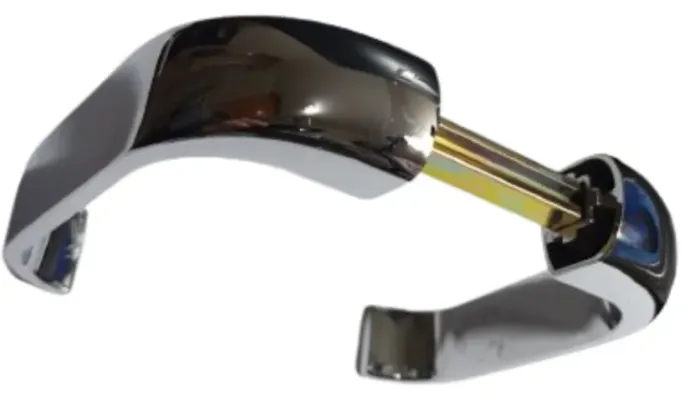 Maçaneta Cromada Modelo 35 Fechadura De Porta De Casa Cromado