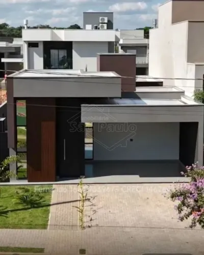 Casa moderna com piscina e 3 suítes  Village Damha Araraquara III