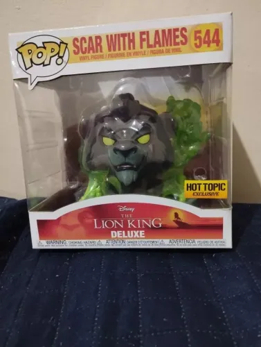 Funko Pop! The Lion King - Scar with Flames (Hot Topic Exclusive)
