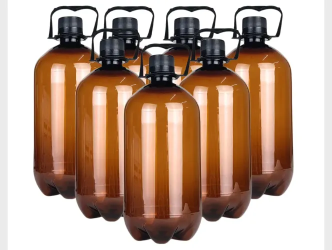 Garrafas pet de 1L, 1,5L e 2L com tampa para venda. 