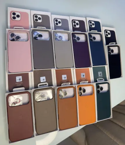 Capa couro Magsafe Iphone 17 17pro 17air 17promax