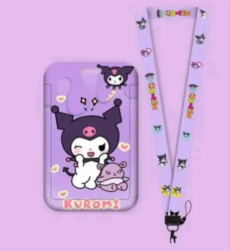 PORTA CARTÃO CRACHA KUROMI HELLO KITTY