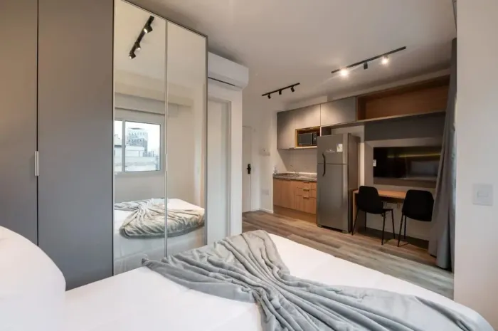 Studio Mobiliado à Venda ou para Locação  Vila Olímpia, Casa do Ator  24m² | Lazer Complet