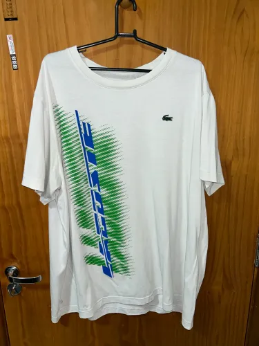 Camiseta Lacoste Masculina Sport Regular Fit Com Logo