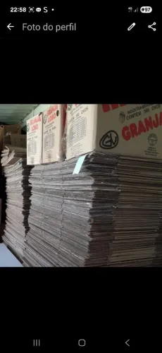 Caixa de papelão para mudança