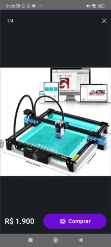 Máquina de gravação a Laser S9 TTS