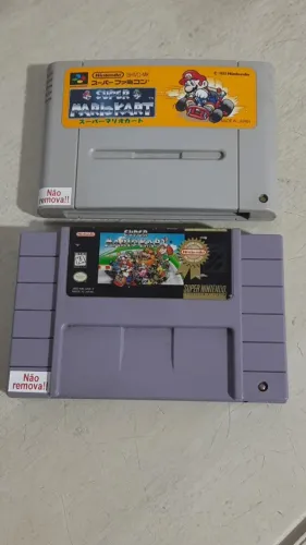 Mario kart super nintendo e famicom originais