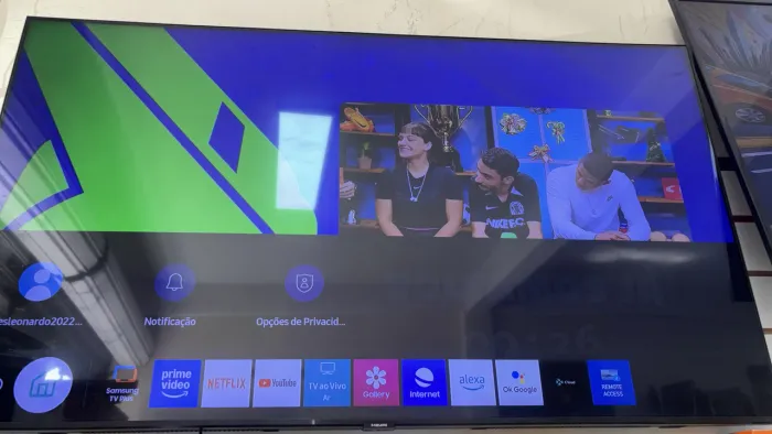 Smart Tv 4k 55 polegadas Samsung 
