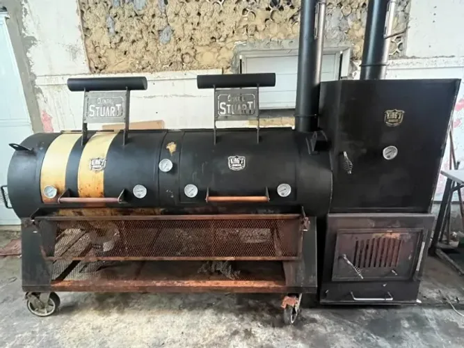 Smoker 28" Com Warm Box King`s Barbecue