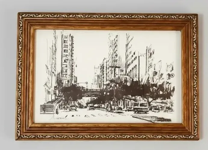 Quadro Decorativo - Viaduto Otávio Rocha - Porto Alegre-RS