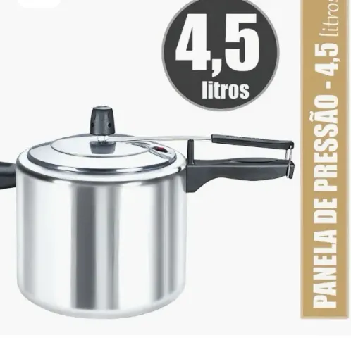 Panela de pressão 4 5 Litros de Alumínio 
