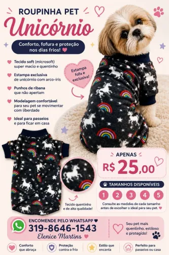 Roupas para cachorro