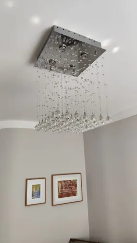 Lustre pendente de cristal 