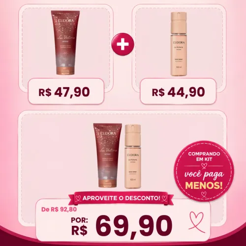 Kit La Victorie Intense (sabonete + body spray)