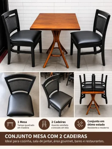 Mesa 2 cadeiras