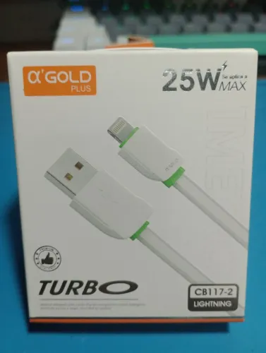 Cabo USB Lightning 25W a'Gold