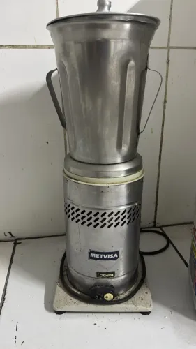 Liquidificador industrial Metvisa inox para restaurante