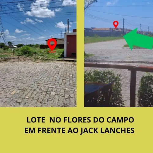 VENDO LOTE 10X20 NO FLORES DO CAMPO - EXCELENTE LOCALIZAÇÃO