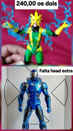 Marvel Legends - 2 Pack Electro e Homem De Ferro