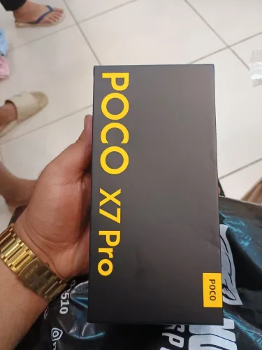 POCO X7 PRO / 528 GB DE ARMAZENAMENTO, 12 GB DE RAM QUE VAI ATE 16GB, TENHO CAIXA E TUDO