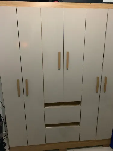 Guarda Roupa Nápoles 6 portas e 2 gavetas