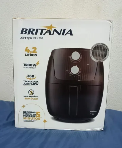 Fritadeira elétrica Air fryer Britânia 1500w 4.2 L