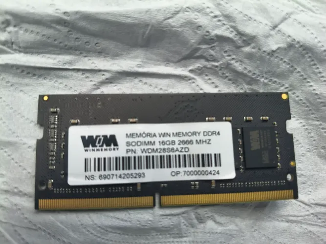 Memórias para notebook ddr3 e ddr4