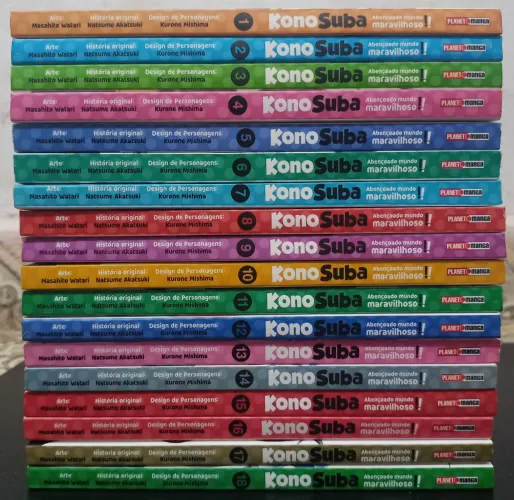 Konosuba 18 volumes coleção
