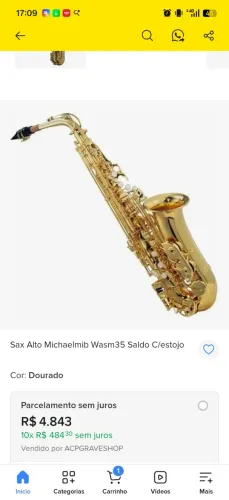 Saxofone alto Michael wasm 35