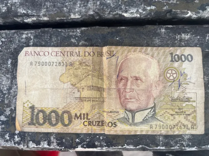 Nota de 1000 cruzeiros Cândido rondon 